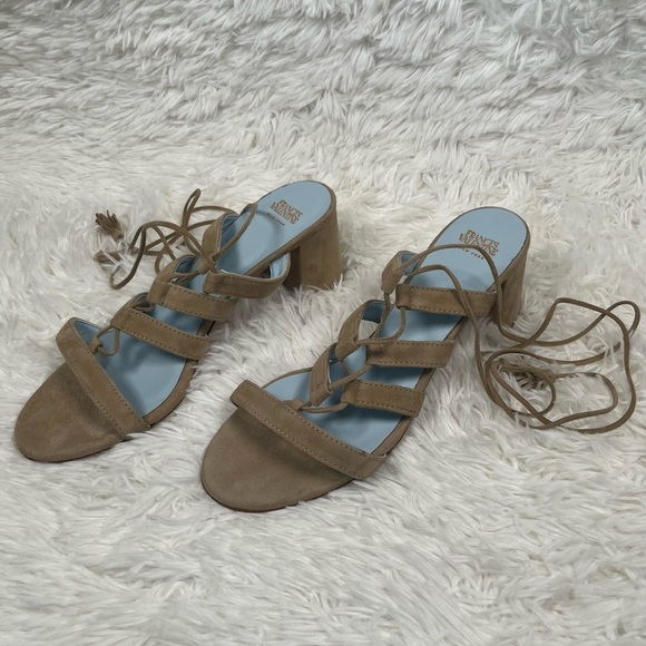 Frances Valentine | Jade Ankle Gladiator Heels - Picture 4 of 10